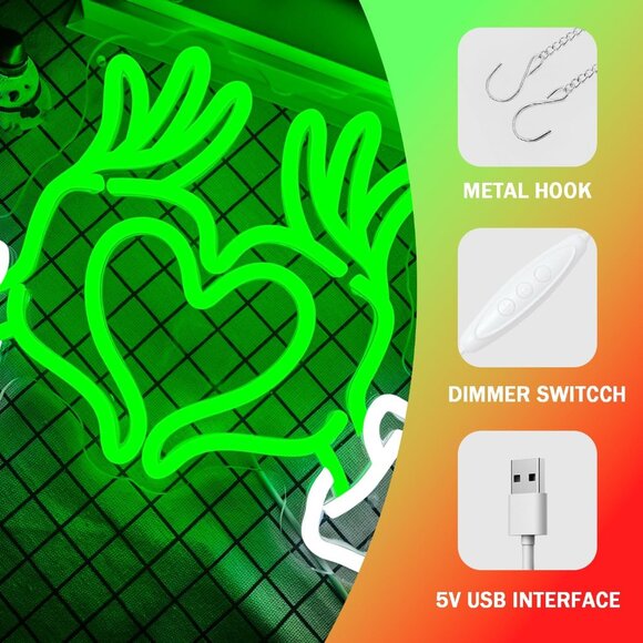 Christmas Neon Sign Led Candy Dimmable Light Up Sign for Wall Decorations - Picture 4 of 7